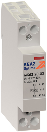 КЭАЗ 236819 Контактор модульный OptiDin МК63-2011-24AC/DC