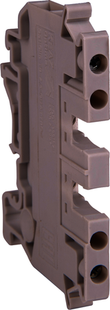 КЭАЗ 258258 Клемма с четырьмя контактами OptiClip TB-2,5-QUATTRO-I-серый