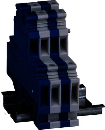 КЭАЗ 258265 Клеммы двухярусные OptiClip TB-4-2L-I-BU-синий