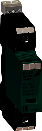 КЭАЗ 114273 Ограничитель импульсных перенапряжений (УЗИП) OptiDin OM-I-1-280/12,5/RS