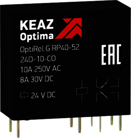 КЭАЗ 281018 Реле промежуточное OptiRel G RP40-52-12D-10-CO/W