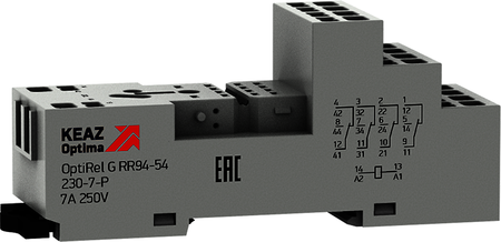 КЭАЗ 281169 Розетка для реле OptiRel G RR94-54-230-7-P