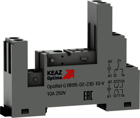 КЭАЗ 281173 Розетка для реле OptiRel G RR95-02-230-10-V