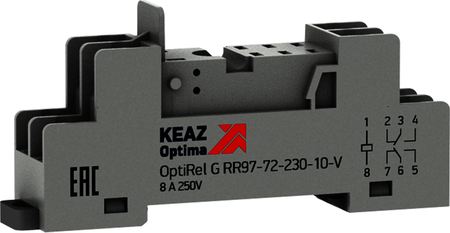 КЭАЗ 281177 Розетка для реле OptiRel G RR97-72-230-10-V