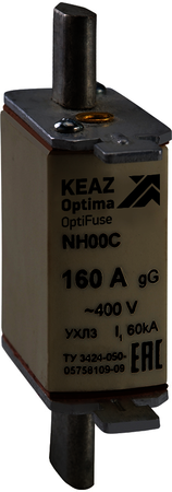 КЭАЗ 144549 Вставка плавкая OptiFuse NH00С-16-400АС-0-gG-УХЛ3