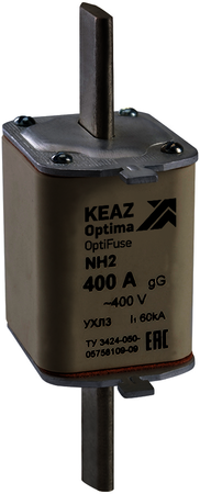 КЭАЗ 144761 Вставка плавкая OptiFuse NH2-400-400AC-0-gG-УХЛ3