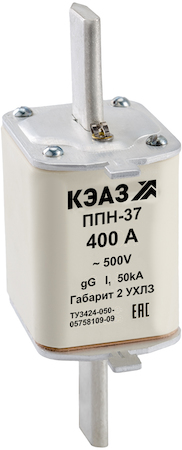 Фото Вставка плавкая ППН-37-X3-2-315А-УХЛ3-КЭАЗ
