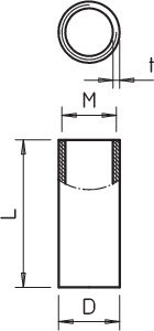 OBO Bettermann Муфта соединительная M40х1.5 SVM40W FT гор. цинк. OBO 2046558