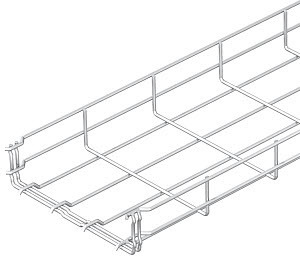 OBO Bettermann Лоток проволочный 200х55 L3000 сталь 3.9мм GRM 55 200 VA4401 OBO 6001091