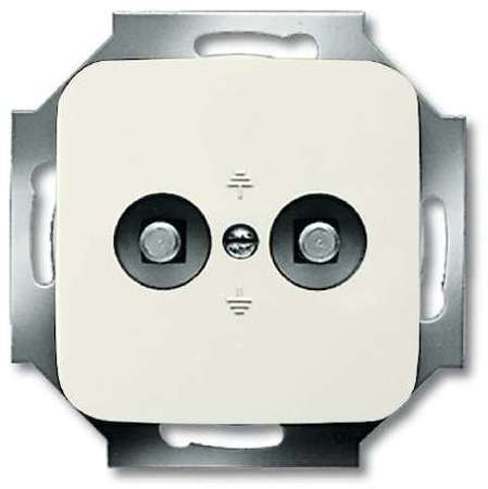 Розетка Busch-Duro 2000 SI 2мод. для выравнивания потенциалов сл. кость ABB 2CKA002495A0026