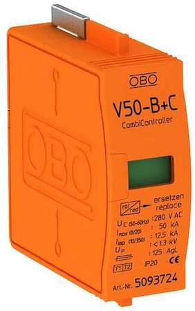OBO Bettermann Вставка для УЗИП (Класс I+II) 280В V50-B+C 0-280 OBO 5093724