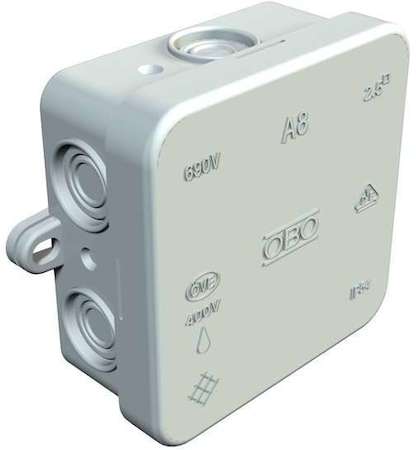 OBO Bettermann Коробка распределительная 75х75х36 A 8 HF RW OBO 2000075