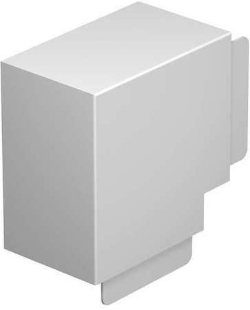 OBO Bettermann Крышка плоского угла кабель-канала 100х130мм ПВХ WDK HF100130RW бел. OBO 6193029