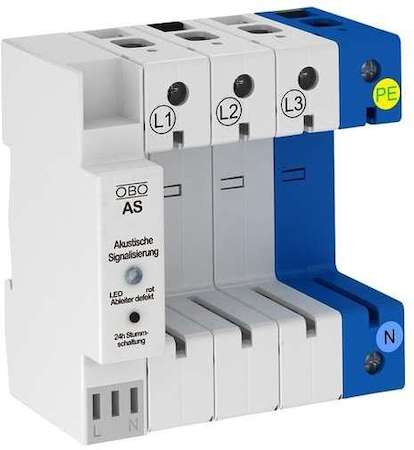OBO Bettermann Основание УЗИП 2 пол. (Класс II) V20-C U-2 AS OBO 5096413
