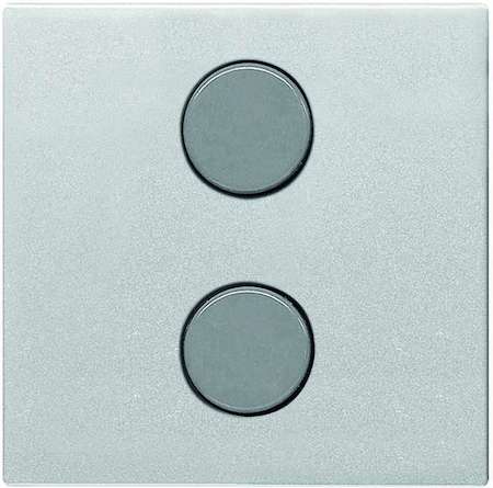 Плата центральная SR-2-N2PL 2-кноп. free@home Zenit серебр. ABB 2CLA222620N1302
