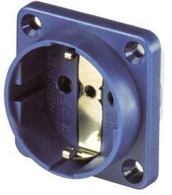 MENNEKES Розетка Schuko 16А 2P+E винт. клеммы IP20 син. Mennekes 11531