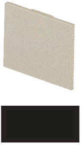 Шильдик пустой 01SQ25 черн. EATON 037986