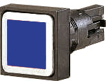 Кнопка с фиксацией Q25DR-BL син. EATON 088110