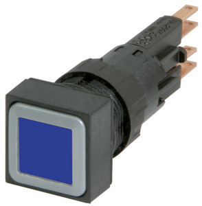 Кнопка с подсветкой с фикс. Q25LTR-BL син. EATON 086739