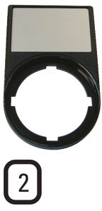 Держатель с шильдиком с обозначением 2 M22S-ST-X53 EATON 256798