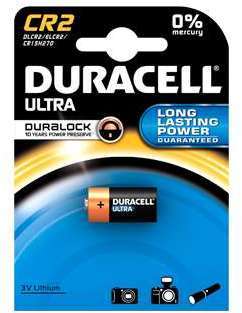 Элемент питания литиевый CR CR2 BP-1 ULTRA (блист.1шт) Duracell B0001378