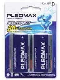 Элемент питания солевой S R20 (блист.2шт) Pleomax C0010635