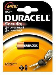 Элемент питания алкалиновый для пультов сигнализаций LR MN 21/A23 BP-1 Duracell 746