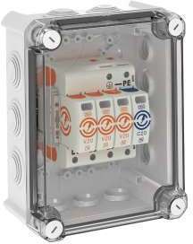 OBO Bettermann Комплект УЗИП V20-3+NPE в защитном корпусе (Класс II) 280В VG-V20-3+NPE-280 OBO 5095383