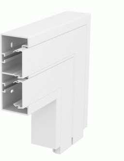 OBO Bettermann Угол кабель-канала плоский Rapid 45-2 53х130мм GK-FS53130RW ПВХ бел. OBO 6113260