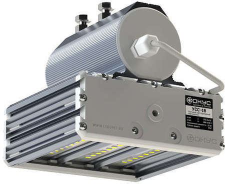 Светильник взрывозащищенный УСС-18 Д AC/DC 10-38/12-55 LED 4000К IP67 2Ex консольное крепление ФОКУС USS00-018D3BDF02F02002