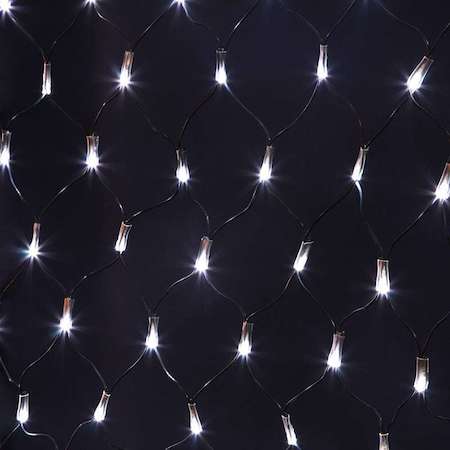Гирлянда "Сеть" 1х1.5м 160LED бел. провод черн. Neon-Night 215-115
