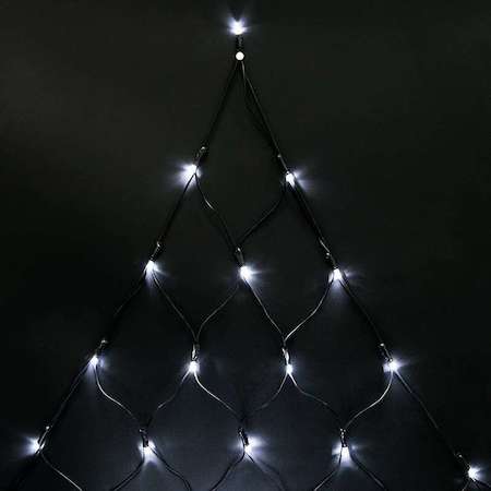 Гирлянда "Сеть" 2х2х1.5м свечение с динамикой 136LED бел. 230В провод черн. Neon-Night 215-005