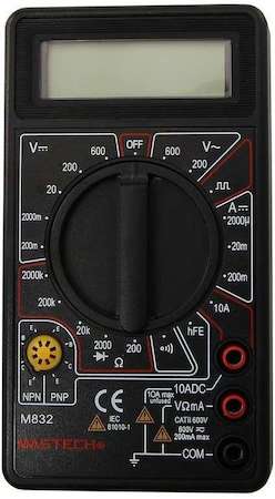 Мультиметр портативный M832 Mastech 13-2003