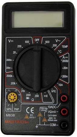 Мультиметр портативный M838 Mastech 13-2004