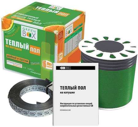 Комплект "Теплый пол" (кабель) GB 10.0 м/150 Вт Green Box 2206798