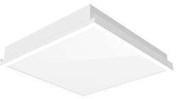 Светильник светодиодный 600х600х100 36Вт 4000К IP54 тип кромки Clip-In (V-Clip) RAL9010 с равномерной засветкой с опаловым рассеив. ПК в комплекте VARTON V1-A1-07070-10Y00-5403640