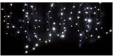 Neon-Night Гирлянда "ДЮРАПЛЕЙ" 20м 200LED 13Вт 220В IP54 зел. провод; бел. NEON-NIGHT 315-155
