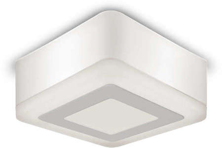 Светильник светодиодный Backlight BL220 105х105х40 6Вт 3000К накладной квадрат акрил Gauss BL220