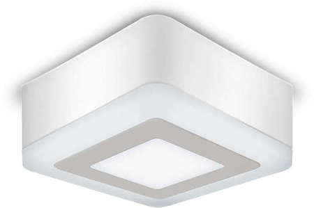 Светильник светодиодный Backlight BL221 105х105х40 6Вт 4000К накладной квадрат акрил Gauss BL221