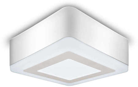 Светильник светодиодный Backlight BL223 145х145х40 9Вт 4000К накладной квадрат акрил Gauss BL223