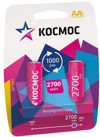Фото Аккумулятор R6 (AA) Ni-Mh 2700MAh