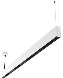 Светильник светодиодный Stellar-Line Comfort Up n Down 1200х35х75 56Вт 3000К подвесной RAL9010 бел. матовый с линзами 50град. двойная засветка VARTON V1-R0-W0493-05L21-2005630