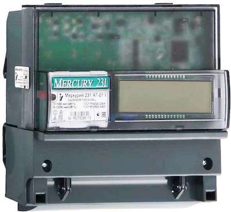 00000032747 Счетчик "Меркурий" 231 AT-01I 3ф 5-60А 1 класс точн.; многотариф. IrDA ЖКИ Тюмен. вр. Инкотекс 32747