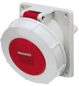 MENNEKES Розетка скрыт. уст. 32А 380В 3P+E IP67 косая 20гр Mennekes 1506