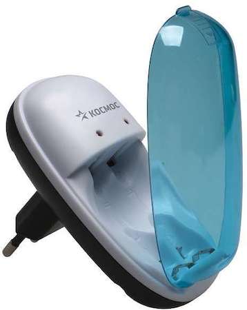 КОСМОС Устройство зарядное 519 (без аккум.) 6-12ч (1-2 АА/ААА) Космос KOC519BLUE