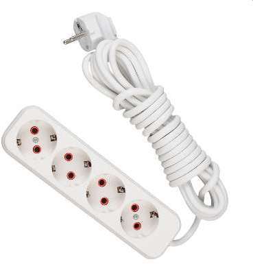 LEZARD Удлинитель 4х5м с заземл. 16А IP20 Lezard 720-0405-401