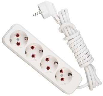 LEZARD Удлинитель 4х2м с заземл. 16А IP20 Lezard 720-0402-401