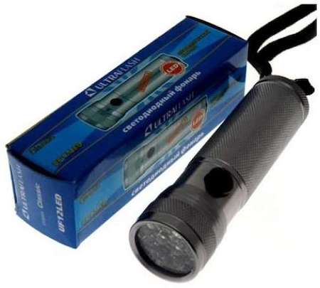 Фонарь UF12LED (3XR03 металлик 12 LED; алюм. короб) Ultraflash 7904