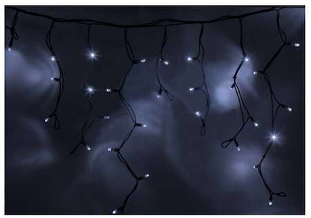 Neon-Night Гирлянда "Айсикл Каучук" 0.9х5.6м 240LED 15Вт 230В IP54 бел.; черн. провод NEON-NIGHT 255-245
