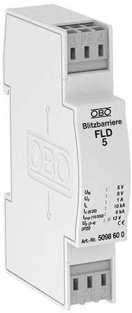 OBO Bettermann Разрядник средн. и высокочувств. для парных жил FLD 24 OBO 5098611